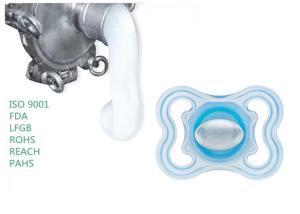 China Hardness 15 Custom Liquid Silicone Rubber For Baby Bottle Pacifier wholesale