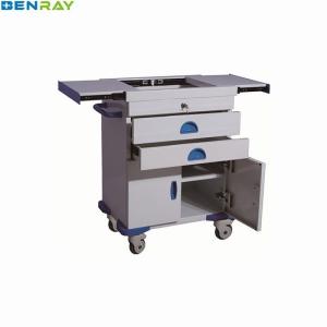 China Steel Emergency Hospital Medication Trolley 660 X 410 X 850mm wholesale