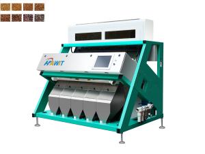 China LED Lamps 320 Channels Coffee Beans Color Sorter With 5 Chutes wholesale