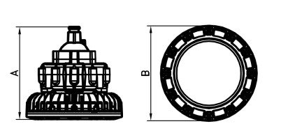 150 Watt Round Led Explosion Proof High Bay Light Class 1 Division 1 21000 Lumens