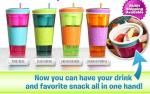 snackeez 2 in one cup