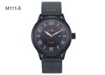 BARIHO Men's Quartz Watch Fashion PU Leather Band Men Wrist Waterproof Watch