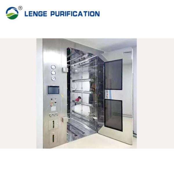 VHP Clean Room Equipments SUS 304 Stainless Steel VHP Pass Box VHP Sterilization