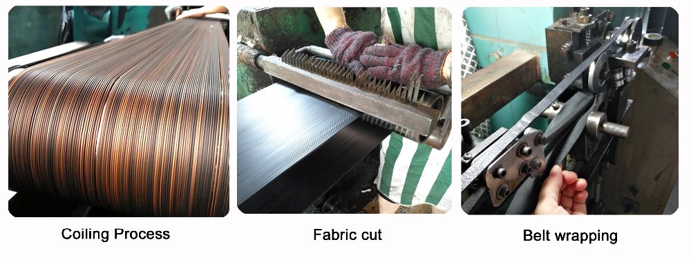 SBR Top Type B90 Industrial Wrapped Rubber V Belt for Machine
