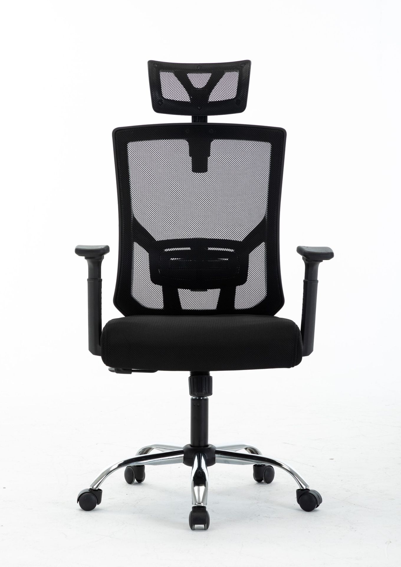 Mail Packing Mesh Swivel Office Chair with Ergonomic Design and Adjustable Back Support