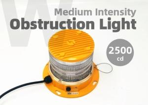 China Medium Intensity OM2K LED Aircraft Warning Beacon Red Flashing wholesale