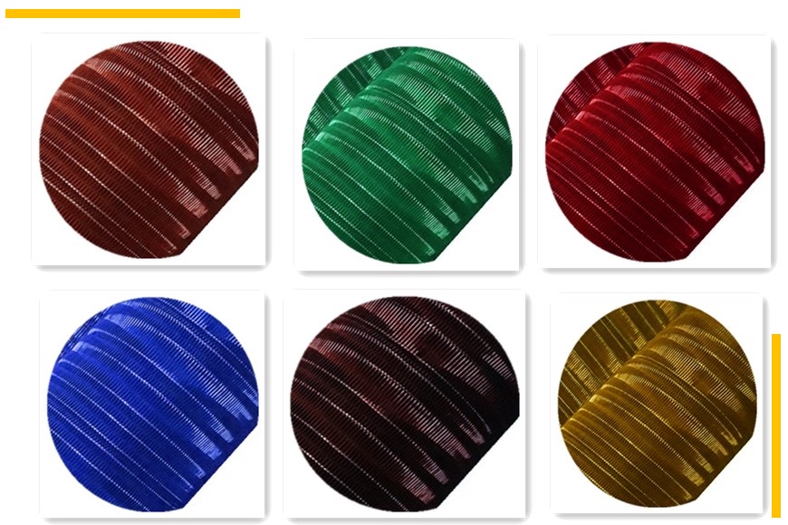 PVDF Decorative Brass Mesh Screen Weave Wire Mesh Laminated Glass