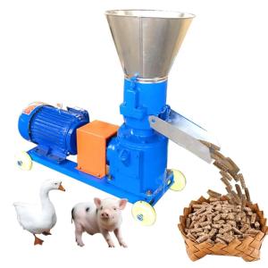 China 2mm Feed Grinding Machine Livestock Pellet Machine With Safety Box wholesale