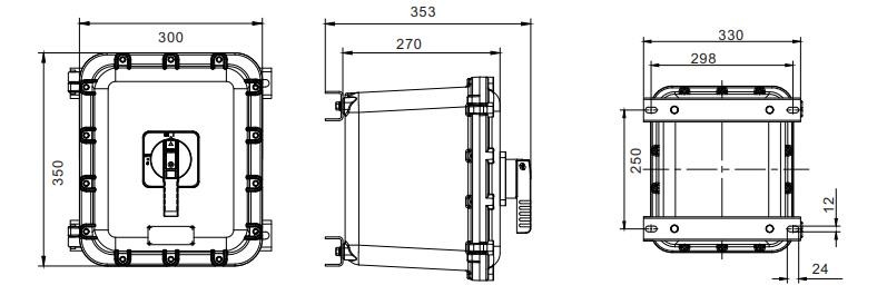 Class 1 Division 1 Explosion Proof Junction Box ABS
