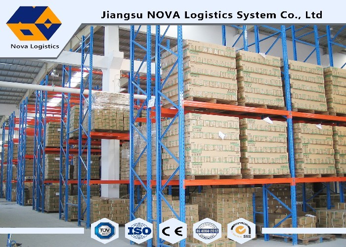 Bureau Veritas Certification Pallet Warehouse Racking With Q235B Steel Code