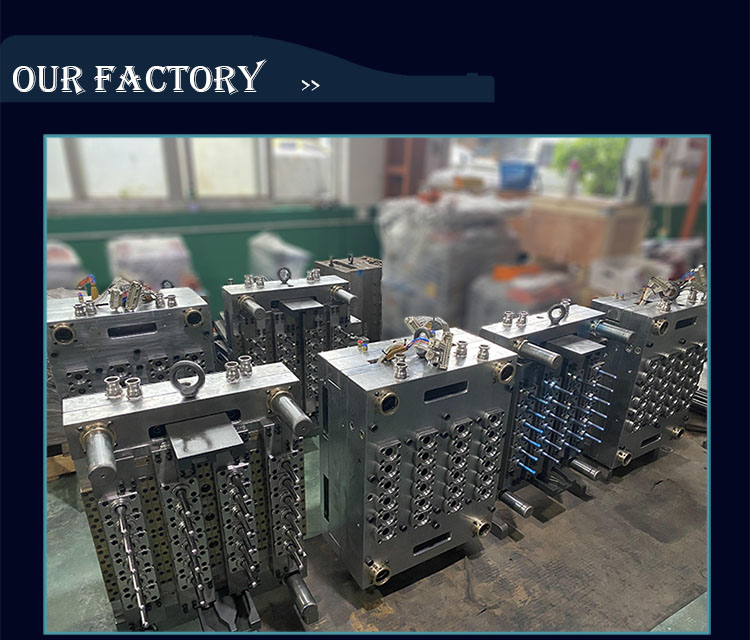 500ml PET Preform Mould 8 Cavity PET Blow Molding CE SGS ISO