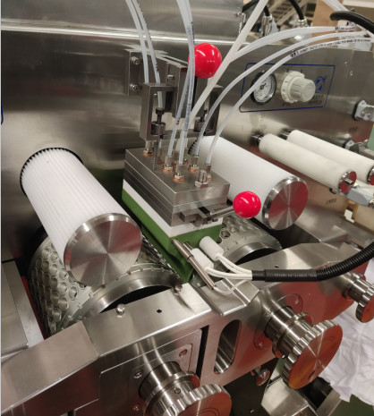 8-32 Plungers Automatic Softgel Capsule Filler With 0.1ml-2ml Capsule Filling Range And 0-8rpm Running Speed