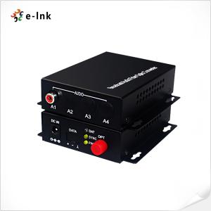 China Single Fiber SC Connector 20km RCA Audio Over Fiber Optical Converter wholesale