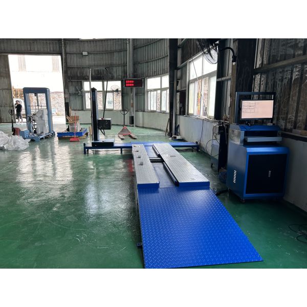 Cartesykj 2 wheeled motorcycle centralized testing bench motorcycle test line vehicle inspection equipments 750KG capacity