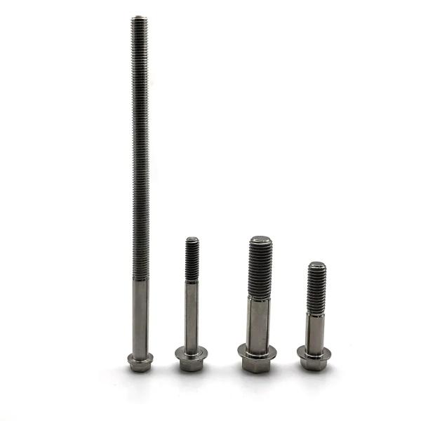M6 M8 M10 3/8" 1/4 20 grade 12.9 8.8 zinc stainless steel 310s titanium bolt with internal thread hexagon head flange bo