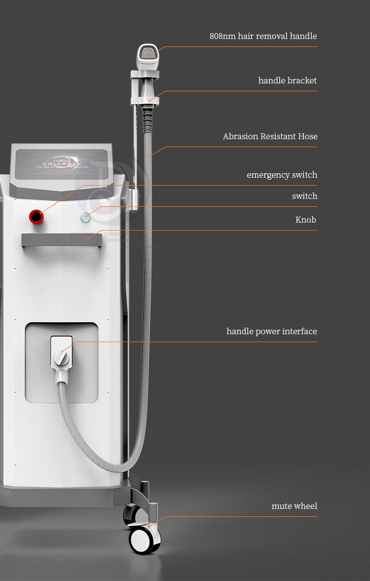 AS40 High end beauty equipment 3 wave length Salon 808nm Diode Hair Remover Laser device for beauty Painless Ice