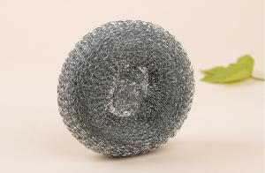 China Easy Carrying Galvanised Scourers , Kitchen Cleaning Metal Pot Scrubbers wholesale