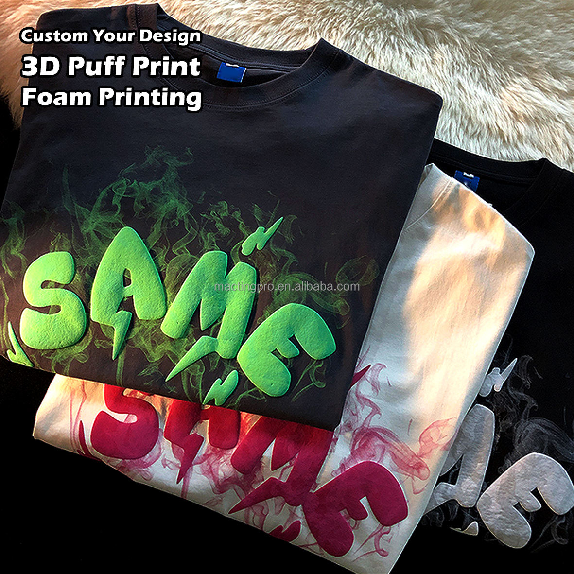 Unisex Short Sleeve T-shirts with Solid Pattern and Customized Logo Design in Cotton