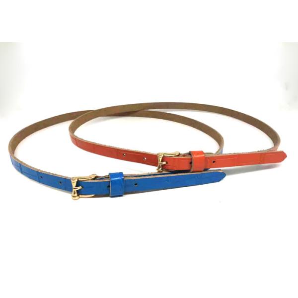 1.5cm Wide Alloy Buckle Women's Fashion Leather Belts