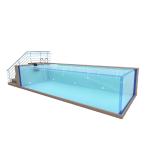 Acrylic Glass Prefab Above Ground Swimming Pools Water House with 30- 10m3