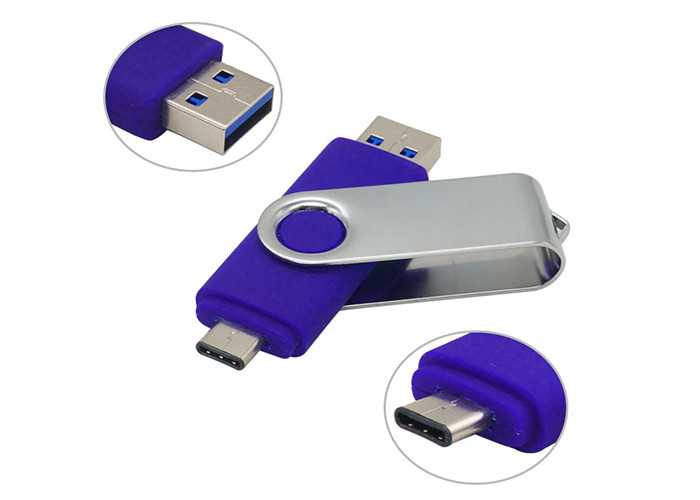 2g 3.0 Red Swivel OTG Usb Flash Drive For Android Smartphone Customized Logo