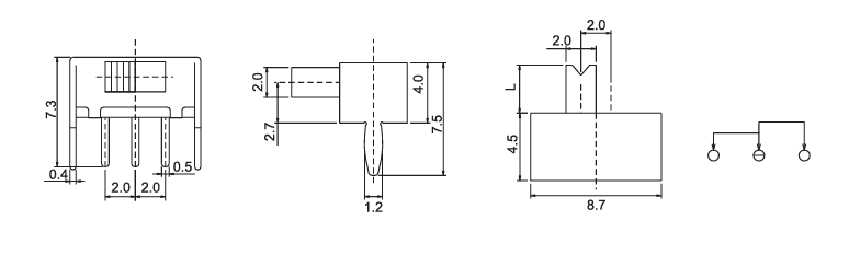 Alinta Provide Various Product Types for Slide/Trave/Toggle Swithes to meet customer's unique needs