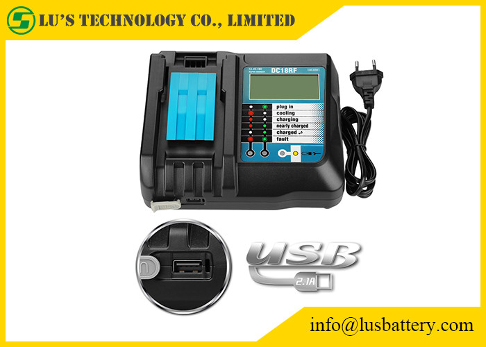 DC18RD 18V Cordless Battery Same Time Dual Port Charger 4A Replacement DC18RD 14.4V-18V