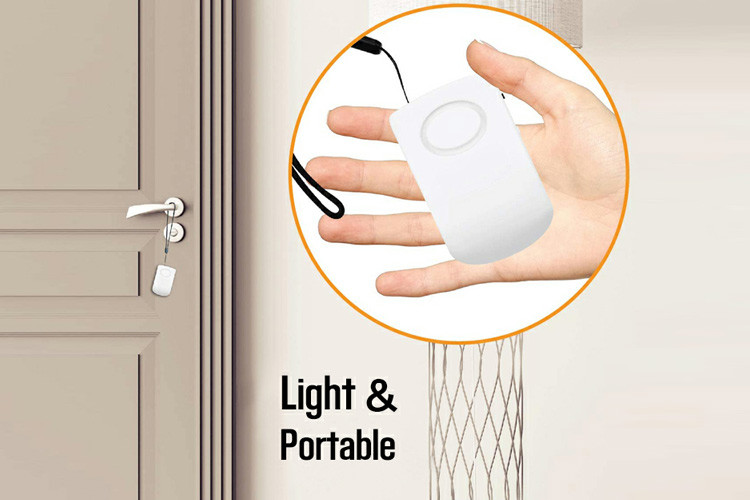 Hanging Door Vibration Sensor Alarm , Battery Operated Motion Sensor Alarm
