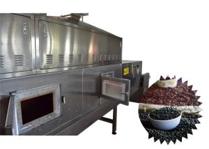China Fully Automatic Microwave Drying Equipment 30KW Seeds Soybean Grains Baking Device wholesale