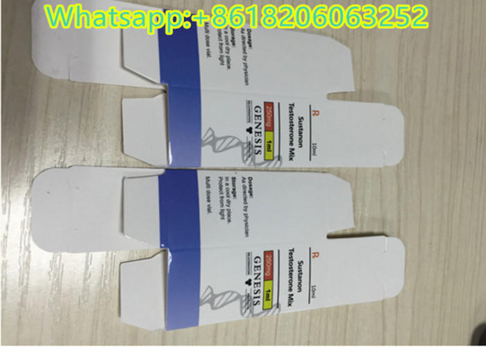 Recyclable Material 10ml Vial Boxes / vial Box Packing CMYK Color Printing