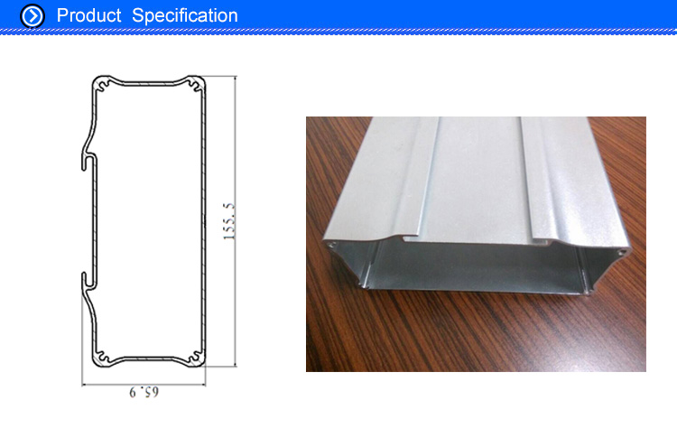 Extruded Aluminium Frame Profile for 36v 15Ah Powerful E - Bike Battery Box Section