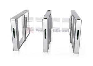 China Double Movement Metro Station Flap Barrier Turnstile wholesale