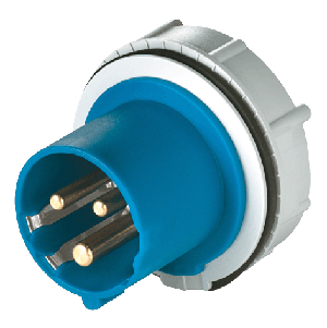 16A / 32A / 63A / 125A PA66 red / blue Circular Connector Cable Assembly With Olflex Classic 110h Wiring Harness