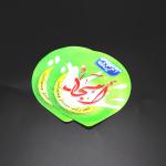 117mm 12oz 16oz Embossing Yogurt Foil Lid Heat Seal Lacquer