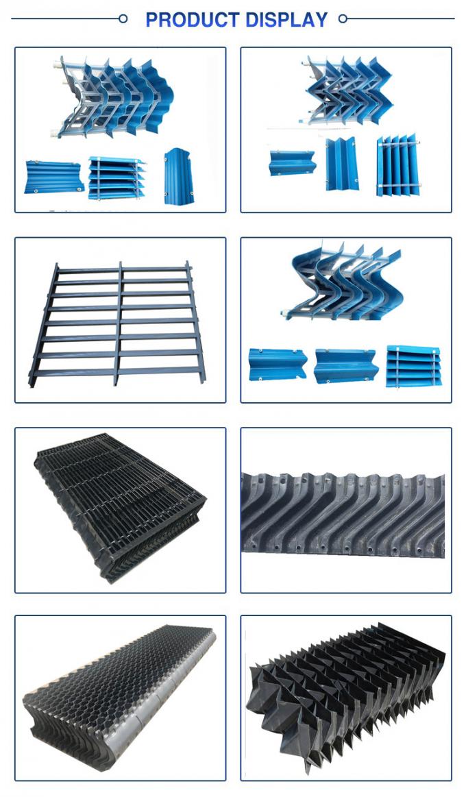 Cellular PVC Drift Eliminator For Cooling Tower 25mm 140-145mm 2