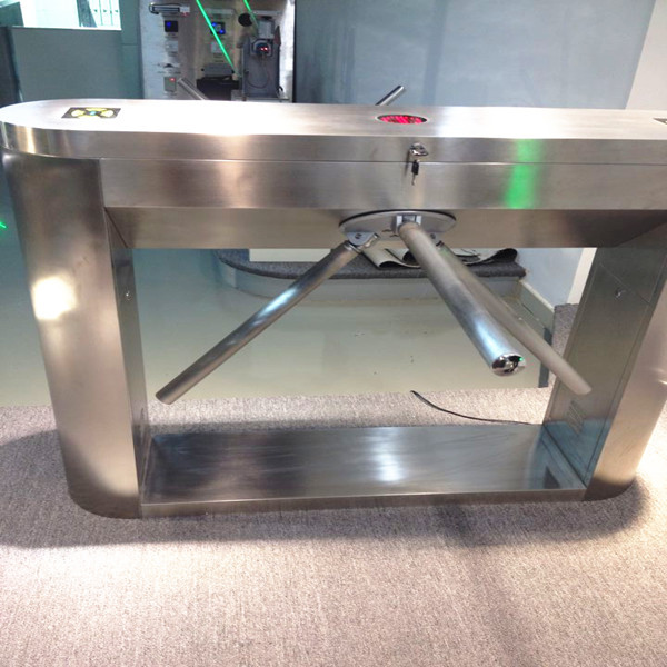 Self Locking Turnstile Barrier Gate 30~40 Persons / Min Traffic Light Indicator