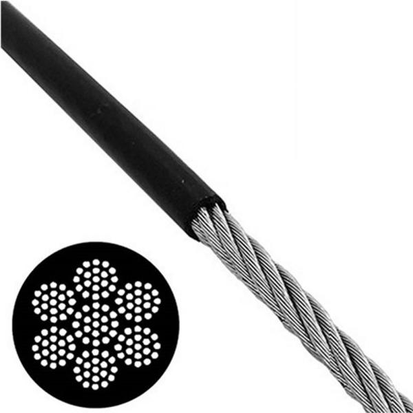 Steel Core Cable Railing 300ft T316 Stainless Steel Cable 1/8" 7x7 Strands Wire Rope For Deck Railing Kit Hardware