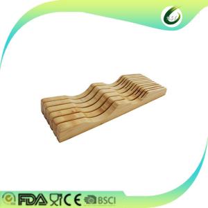 China Drawer bamboo knife block knife storage and organizer wholesale
