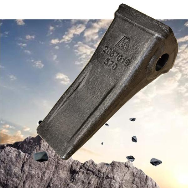 Stiff Forged Iron Excavator Bucket Teeth PC200 2057019570 Adaptor Bucket Tooth