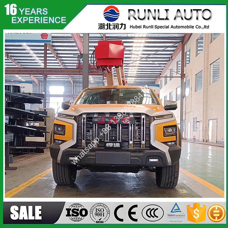 China JAC 4*2 Dust-Proof Dielectric Boom Lift with 50kV Insulation for Power Line Upgrades