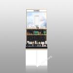 TJiS-B3 9mm Crystal Block Translucent Lighting Skincare Display Cabinet