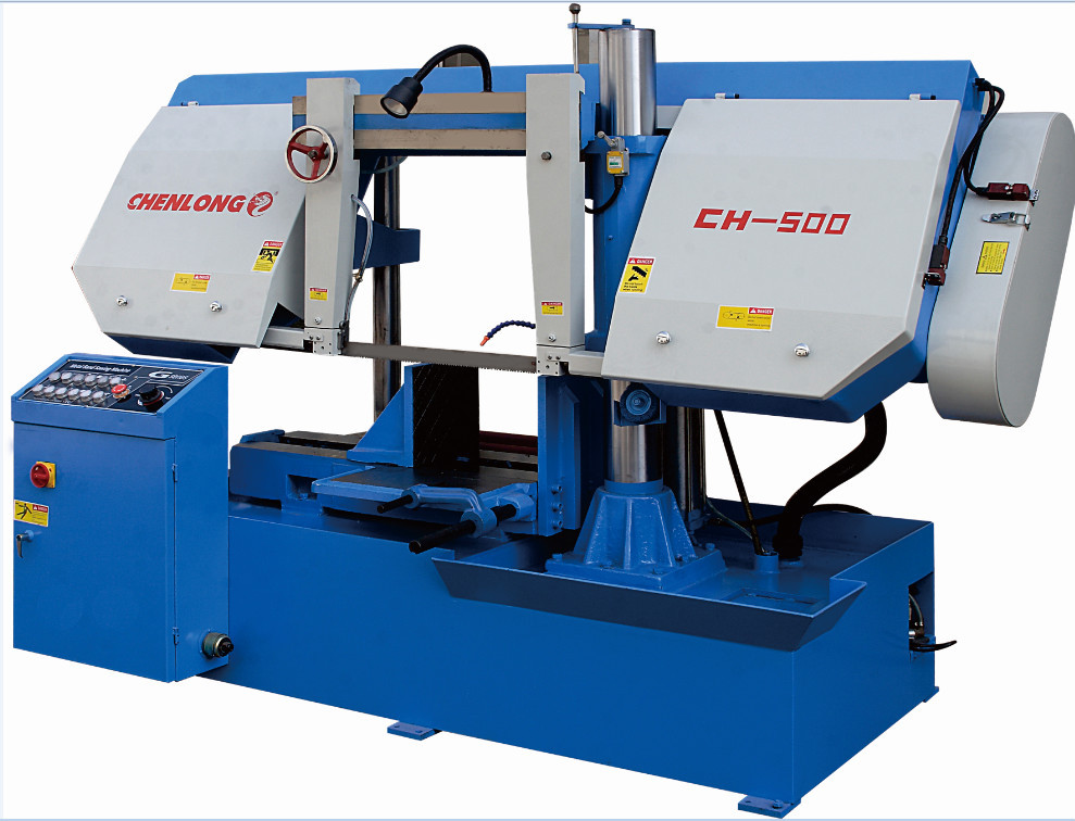 CH-500 CHENLONG Hydraulic Vice Horizontal Band Saw Machine