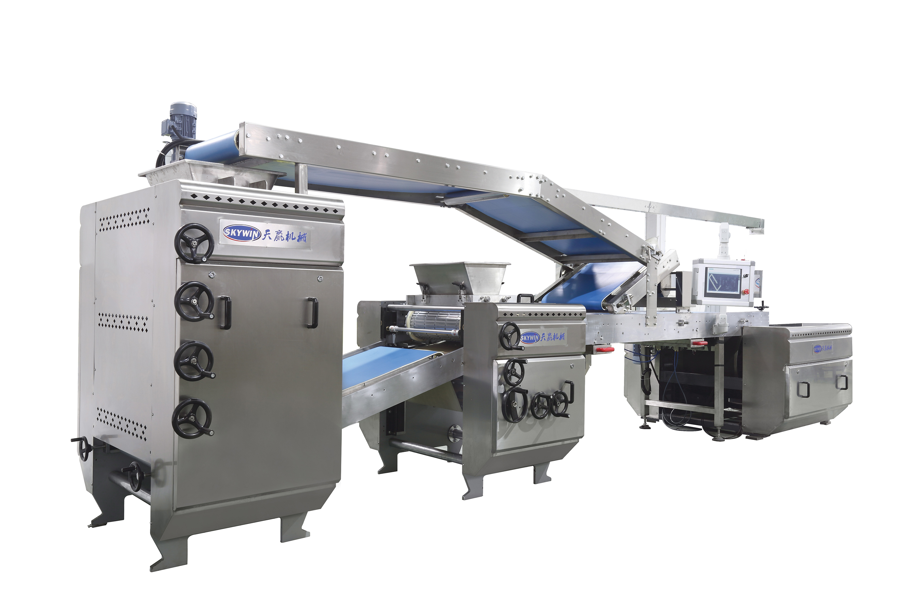 Industrial Skywin 400mm Biscuit Production Line PLC Controlled