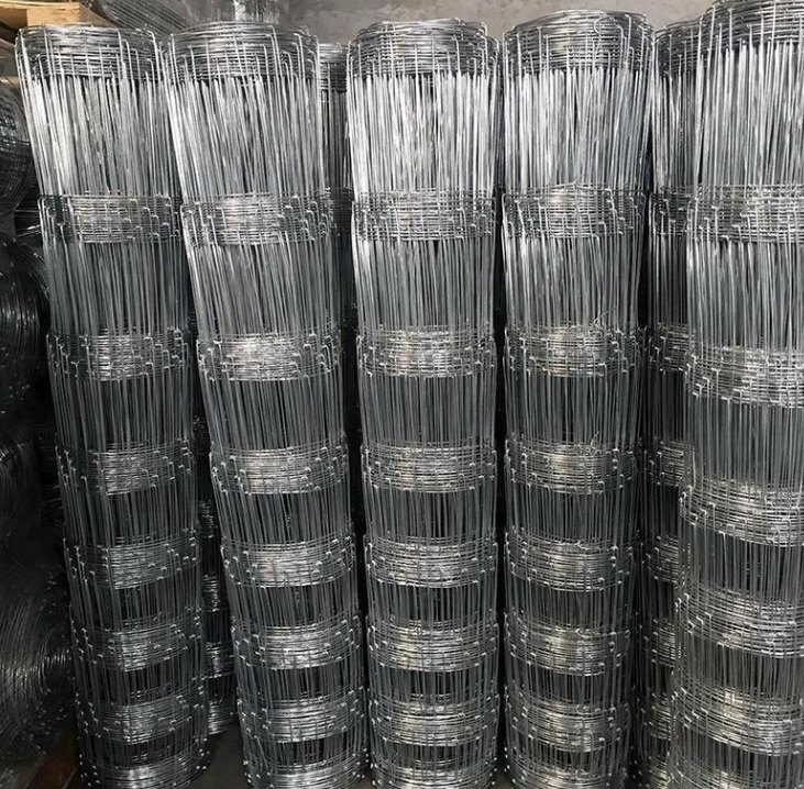 Attractive Price New Type Fencing For Sale Goat Wire Fence Hot Sale 150*150mm Hole Size Field Fence