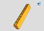 RJ45 8-port jack Cat.5 THT angled