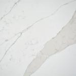 Engineered Quartz Stone Polished 3200*1800 Calacatta White Quartz