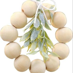 China Ginger Ray Wooden Bead Scandi Christmas Tree Contemporary Holiday Decor wholesale