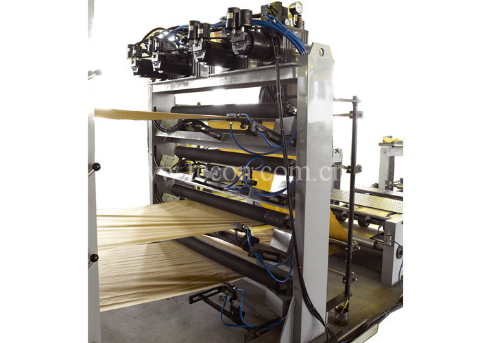 High Speed Paper Sack Bag Forming Machine Four Colour Ceramic Roller Printing