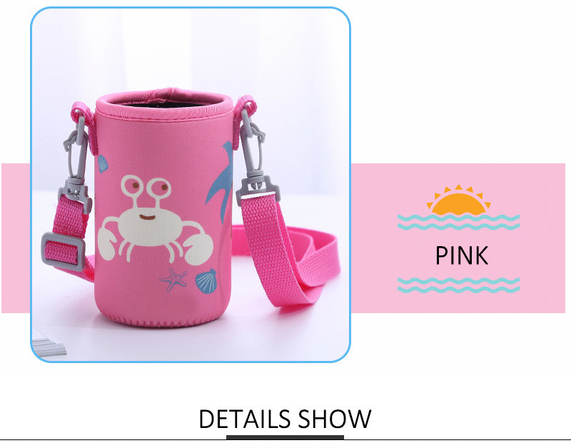 Adjustable Strap Insulated Hot Water Baby Neoprene Bottle Cover