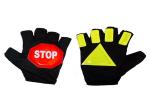 OEM / ODM Traffic Safety Gloves Fingerless Reflective Tape CE Approved